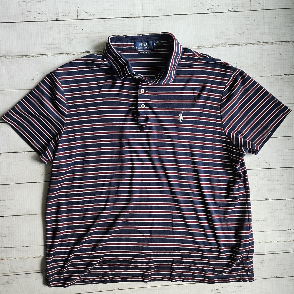 Polo Ralph Lauren Polo Red,‎ White And Blue Size XL